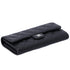 CHANEL Matelasse Long Flap Wallet Black Caviar Leather